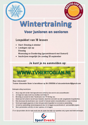 Wintertraining 2020-2021 Wintertraining 2020-2021