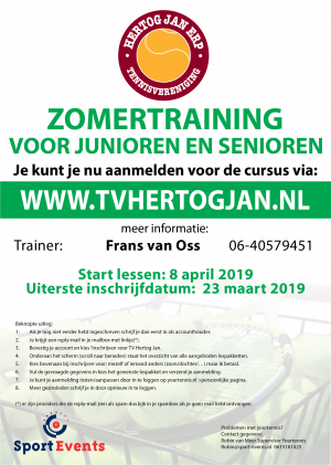 Zomertraining 2019
