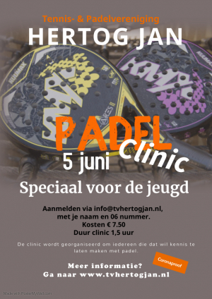 Jeugdclinic 5 juni